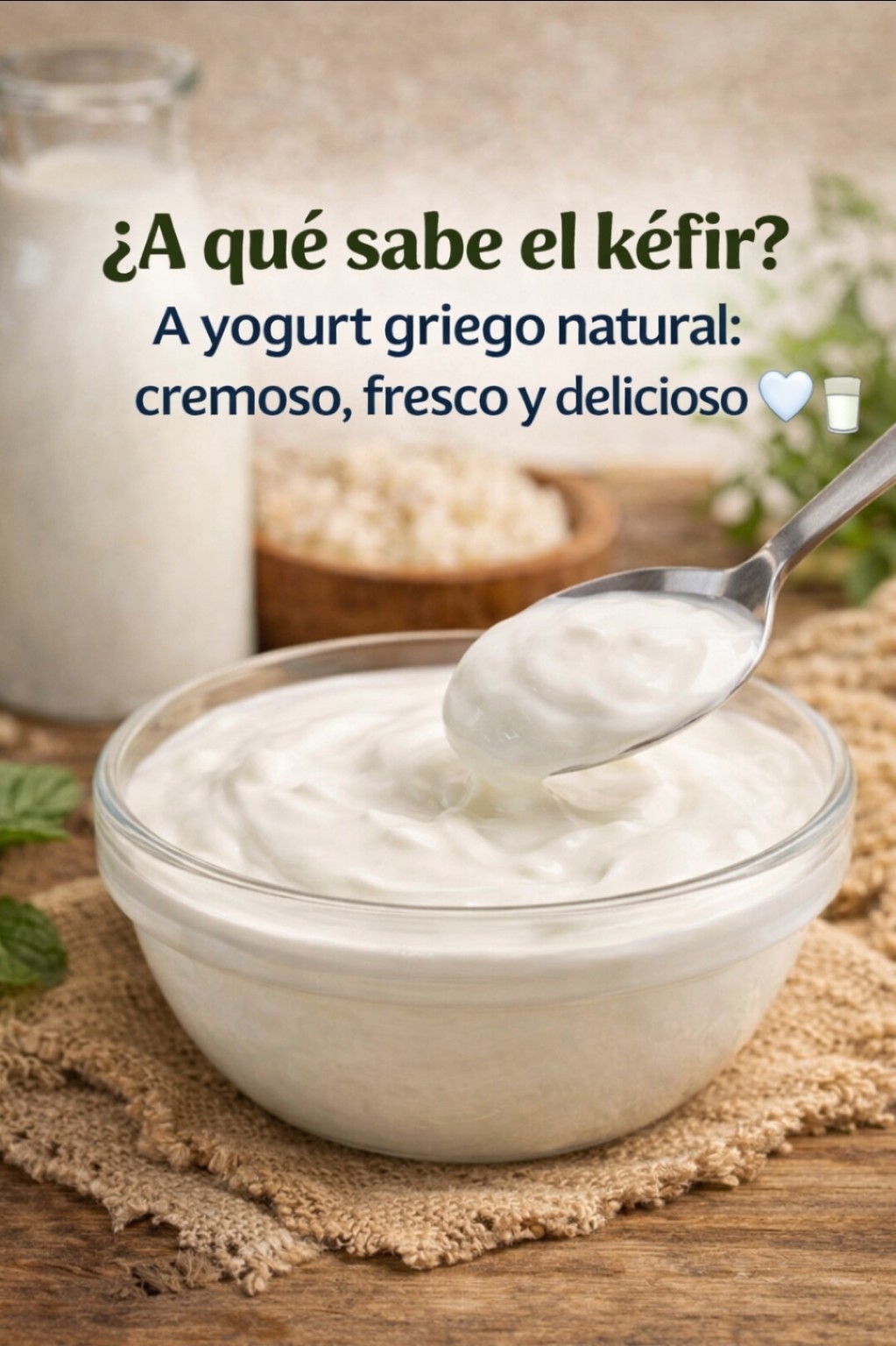 Sabor del kéfir